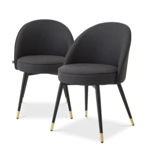 SEDIA DA PRANZO COOPER SET DI 2 GRIGIE