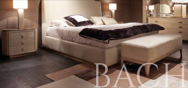 COMODINO BACH EMPERADOR DARK - BLACK & GOLD