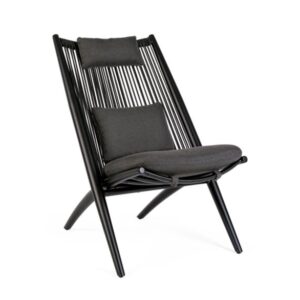 POLTRONA LOUNGE C-C ALOHA NEW NERO XK0Y