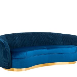 DIVANO WAYLON NAVY VELLUTO + COSTOLA (BLU NOTTE)