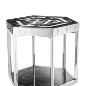PP SIDE TABLE BILLIONAIRE BLACK MARBLE