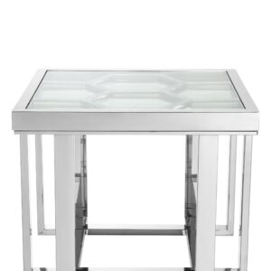 PP SIDE TABLE SKELETON NICKEL