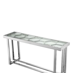 PP CONSOLE TABLE SKELETON NICKEL
